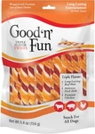 Pack Good 'n' Fun Triple Chews For Dogs, 22-COUNT 5.4OZ Each, Exp: 2027. Fixed Price $23.99.
