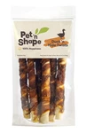 Pet 'n Shape Duck Twist Rawhide Dog Chews - Premium Durable Large 6 Pcs. Fixed Price $16.99.