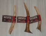 Good Lovin' Dog Chews Medium Whole Deer Antler Lot Of 3. Fixed Price $35.00.