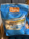 6 Bags Hartz Dentists Best Dental Rawhide CHEW-7OZ Bag-for Small Dog Up To 20LBS. Fixed Price $29.99.