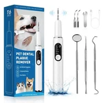 Ultrasonic Dog Teeth Cleaner Plaque Tartar Remover Pet Dental Scaler Kit Led Lig. Fixed Price $31.95.