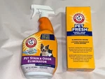 Arm & Hammer Home Care Stain Odor Eliminator Fresh Carpet Bundle. Fixed Price $12.00.