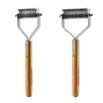 Professional Dog Grooming Double Super Top Quality Coat Rakes Natural Collection. Fixed Price $109.89.