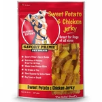 Savory Prime Sweet Potato & Chicken Jerky Treats For Dogs (8OZ). Fixed Price $10.99.