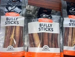 Dentleys 6" Bully Sticks Dog Chew -3 Packs All Natural Beef Pizzle. Fixed Price $40.00.