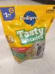 Pedigree Tasty Biscuits Beef & Cheese Flavor For Large Dogs 24 Oz. Fixed Price $9.00.
