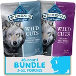 Blue Buffalo Wilderness Trail Toppers Cuts High Protein, Natural Wet Dog Fo. Fixed Price $109.80.