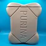 Purina Dog Biscuits Treats Bone Shaped Plastic Blow Mold Snack Container. Fixed Price $23.99.