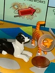 Playmobil ,cat,dog,please Visit My Toys. Fixed Price $5.99.