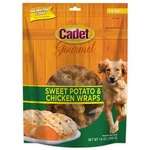 Cadet Gourmet Chicken & Sweet Potato Wrap Treats For Dogs, 14 Oz. Fixed Price $17.79.