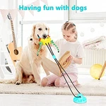 Pet Silicone Molar Toy,dog Rope Ball Pull Sucker Multifunctional. Fixed Price $32.04.