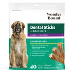 Amazon Brand - Wonder Bound Chicken Flavor Dental Sticks 40 Count (pack Of 1). Fixed Price $23.86.