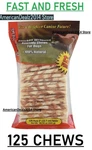 Canine Chews Chicken-wrapped Rawhide For Dogs (125 Ct.) Sealed New!!!. Fixed Price $26.33.