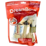 Dreambone Vegetable & Chicken Dog Chews, Rawhide Free, Large, 3-COUNT. Fixed Price $19.55.