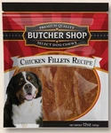 Pack Butcher Shop Chicken Fillets Dog Treats 12OZ Soft Chews Natural J. Fixed Price $34.50.