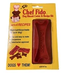 Chef Fido Dog Biscuit Cutter 4 Recipes Bake Easy Nutritious Pet Treats Nib. Fixed Price $12.10.