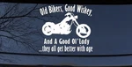 Old Bikers Good Wiskey Ol' Lady Get Better Age Car Truck Window Vinyl Decal. Fixed Price $15.31.