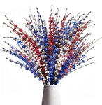 Red White And Blue Artificial Flowers, Patriotic Picks. Fixed Price $37.96.