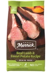 Merrick Adult Grain Free Real Lamb & Sweet Potato Recipe Dry Dog Food, 22-LB Bag. Fixed Price $57.74.