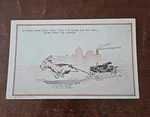 1915 Tie Tin Cans Dogs Tail Now They Ford Cars Autos Cobb Shinn Model. Fixed Price $7.00.