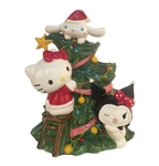 Blue Sky Clayworks - Hello Kitty And Friends Holiday Decorating The Tree 24064. Fixed Price $42.00.