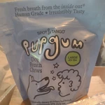 Spot & Tango Pupgum Daily Dental Chews For Large Dogs 41+LBS 3/17/28. Fixed Price $45.00.