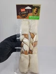 2 Pack Hartz Combo Rawhide & Pig Skin Chews 10" Braid Large Dog. Fixed Price $12.95.