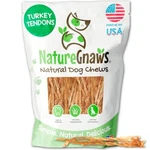 Nature Gnaws Usa Turkey Tendons For Dogs (4OZ) - Assorted Styles , Sizes. Fixed Price $25.37.