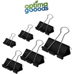 Binder Clips Paper Clamps Assorted Sizes 100 Count (black), X Large, Medi. Fixed Price $9.50.