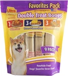 Ultra Chewy Double Bones Favorites, Dog Treats, 2.8 Ounce (pack Of 9). Fixed Price $25.28.