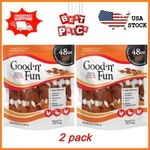 2 Pack Good 'n' Fun Triple Flavor Kabobs, Rawhide Chews For All Dogs, 48 Oz. Fixed Price $54.99.