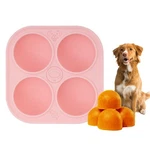 Peutier Silicone Puppy Treat Molds - Large Dog Toy, 4 Cavities Reusable Pink. Fixed Price $14.05.