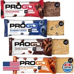 Progo Protein Bars Variety Pack Brain + Body Fuel With Up To 20G Clean. Fixed Price $68.95.
