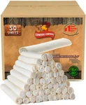 Dog Rawhide Retriever Rolls 5-6 Inch Chew Treats 50 Pack. Fixed Price $70.59.