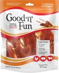 Good Fun Triple Flavor Wings Chews For All Dogs, 12 Ounces, Treat Your. Fixed Price $14.96.