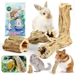 Abizoo Rabbit Chew Toys For BUNNIES,4 Pcs Natural Papaya Wood M, Green. Fixed Price $17.18.