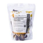 Natural Dog Chews, Birthday Pack, Made In Usa, Live Pawsitively. Fixed Price $29.99.