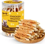 Dog Treats Chicken Wrapped Rawhide Sticks Long Lasting Chews, Natural Snacks. Fixed Price $37.99.
