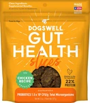 Gut Health Slices Functional Dog Treats, Chicken 8 Oz. Bag. Fixed Price $31.99.