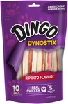 Dingo 99043 Dynostix Rawhide Treats,white, 10-COUNT 10.58 Oz, Packaging May Vary. Fixed Price $19.75.