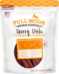 Full Moon All Natural Human Grade Dog Treats, Essential Chicken Savory Sticks, 2. Fixed Price $25.50.