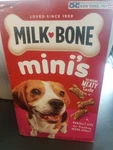 Milk Bone Mini's Box. Fixed Price $15.30.