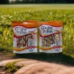 Good 'n' Fun Triple-flavor Twists Beef, Pork Hide & Real Chicken X2 Bb 9/12/2027. Fixed Price $9.49.