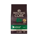 Wellness Core Dry Dog Food Grain Free High Protein Lamb Recipe 4LB Bag. Fixed Price $35.83.