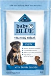 Baby Blue Training Natural Puppy Soft Dog Treats, Savory Chicken 4-OZ Bag. Fixed Price $11.99.