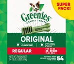 Greenies Original Dental Chews Regular - 54 Treats Free Shipping. Fixed Price $48.98.