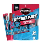Jack Link X Mrbeast Beef Sticks, Original Mini 6OZ (pack Of 12). Fixed Price $13.29.
