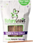 Nature Gnaws Extra Thin Bully Sticks For Small Dogs 10 Count Natural Chew Treats. Fixed Price $16.89.