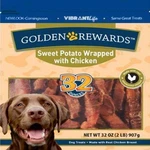 Pack Of - Golden Rewards Sweet Potato Wrapped Chicken Dried Dog Treats 32 Oz. Fixed Price $146.26.