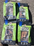Tasty Beef Hide Bully Slice Treats - 4 Pack Redbarn Dog Snacks Made In Usa. Fixed Price $31.98.